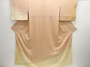 花弁散らし模様一つ紋訪問着